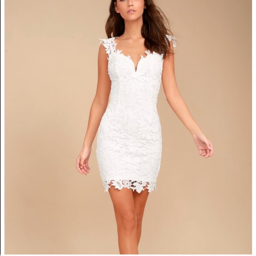 White Lace Dress